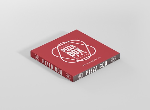 Pizza box mockup