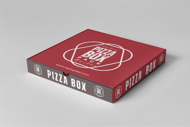 Pizza box mockup