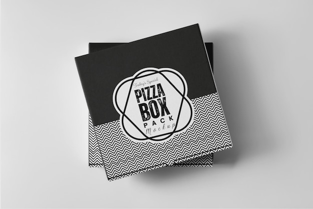Pizza box mockup