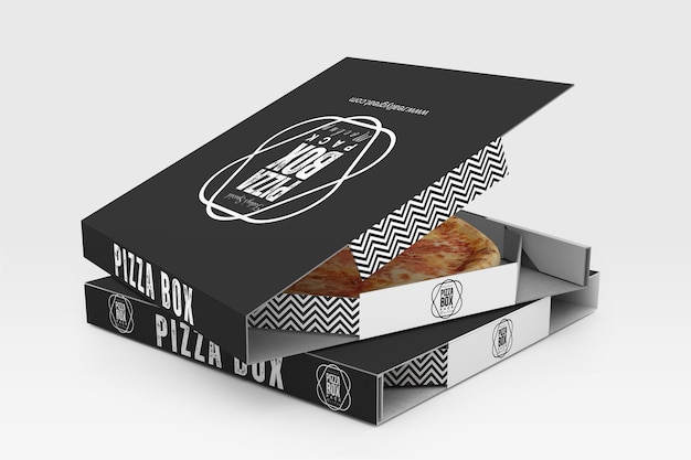 Pizza box mockup