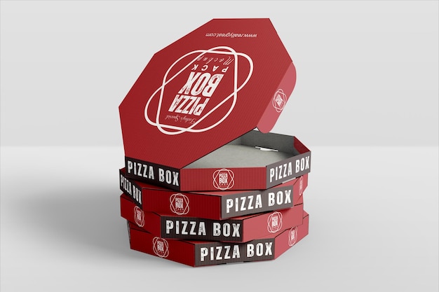 Pizza box mockup