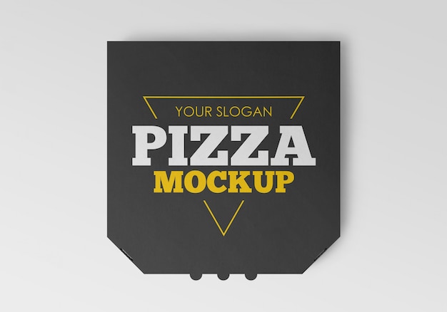 Mockup di scatola per pizza