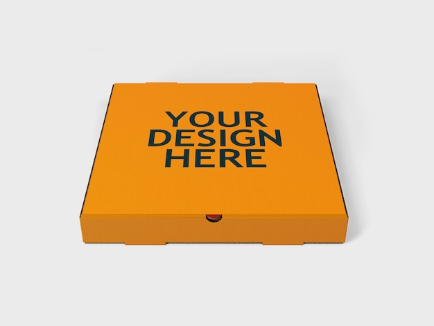 Pizza box mockup