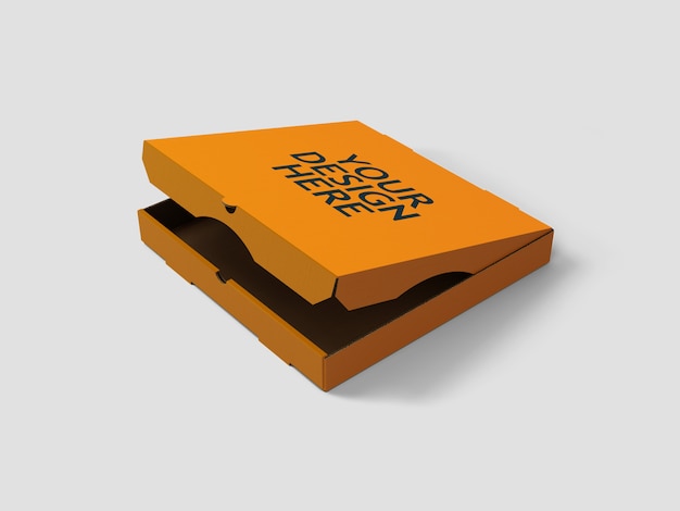 Pizza box mockup