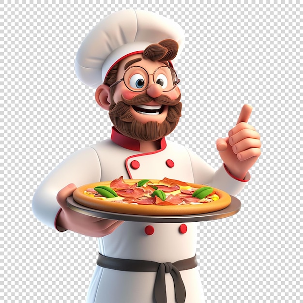 PSD pizza chef