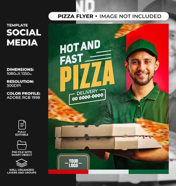 Pizza Delivery Flyer