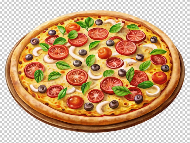 PSD pizza met toppings