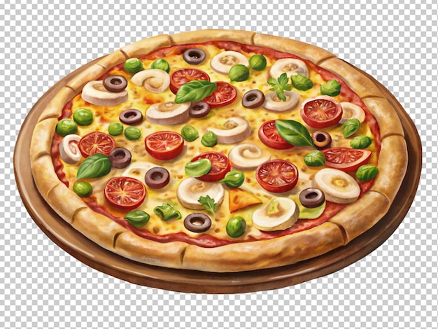 PSD pizza met toppings