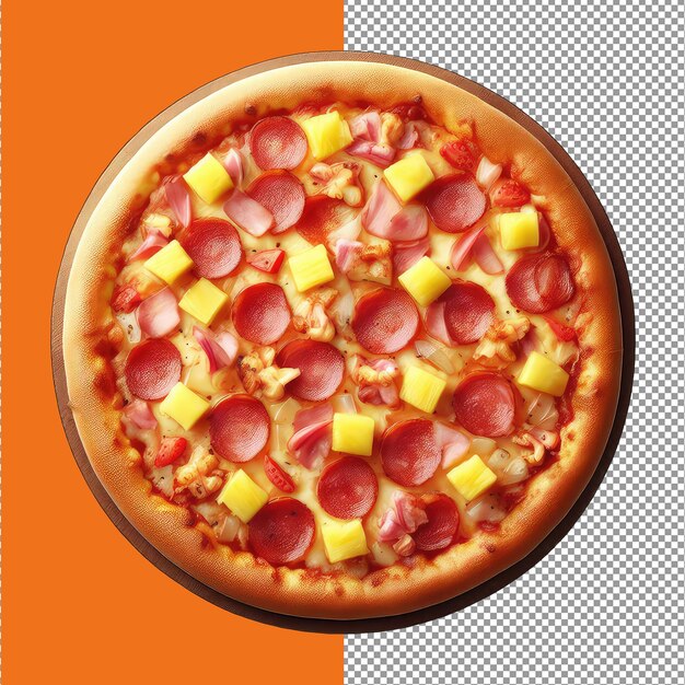 Pizza perfection a mouthwatering isolated png delight