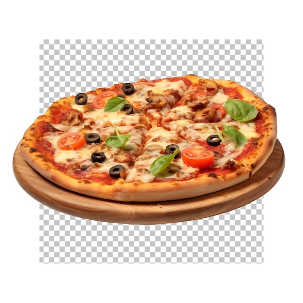 Pizza psd isolated background