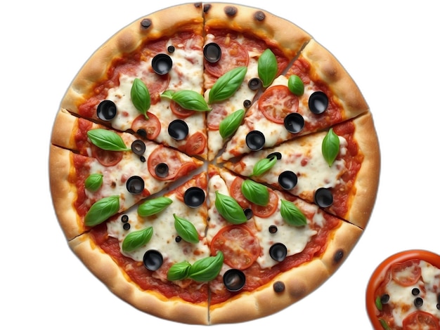 Pizza psd on a white background