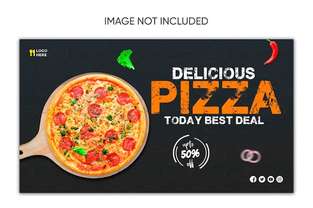 PSD pizza sale social media design instagram facebook