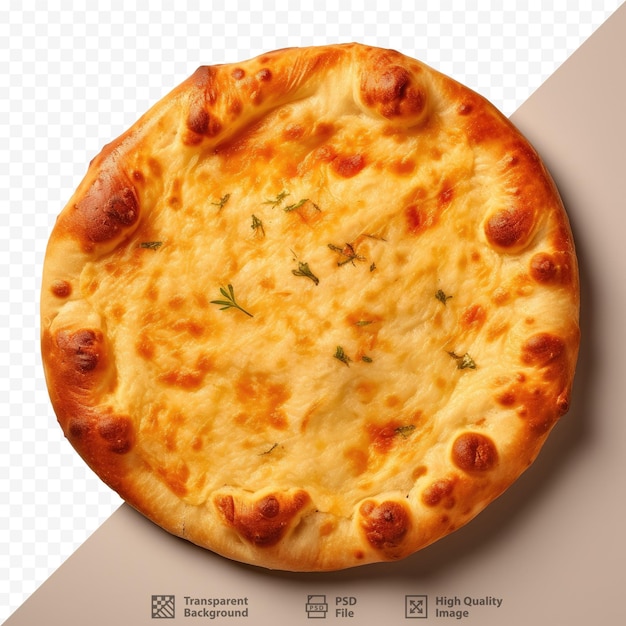 PSD una pizza con sopra una fetta di pizza