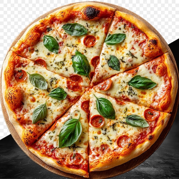 pizza z kawałkiem brakuje z niego, który ma słowo pieprzu na nim