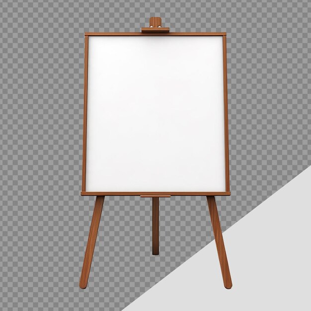 PSD placard png isolated on transparent background