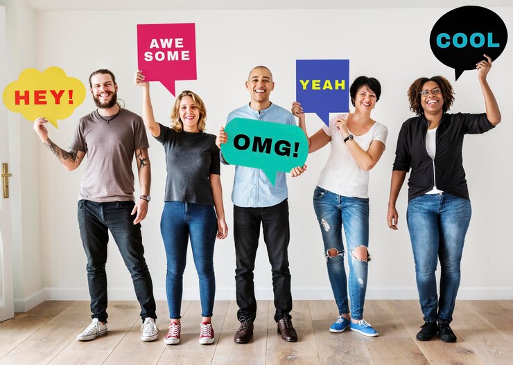 PSD placard thought bubbles mockup editable design psd