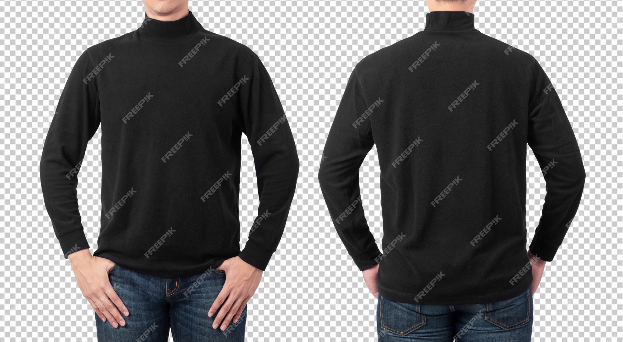 Long Sleeve Plain Black | vlr.eng.br