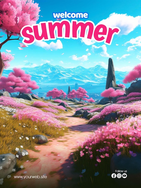 Plakat Do Gry Wideo Summer