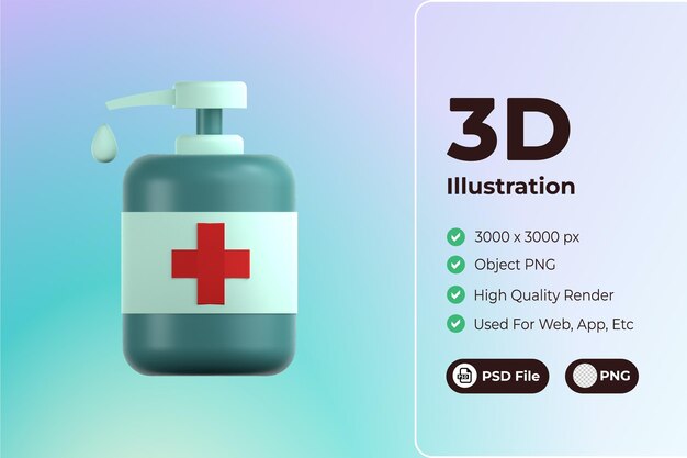 Plakat Do Ilustracji 3d Dd Przedstawia Czerwony Krzyż I Niebieskie Pudełko.