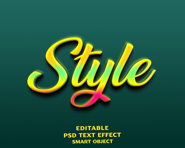 plakat do prezentacji o nazwie styl stylu