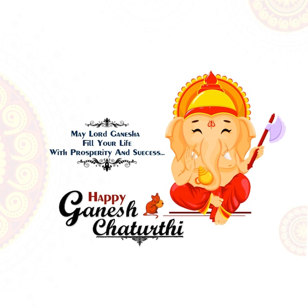 PSD plakat ganesh chaturthi