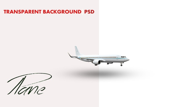 PSD plane transfarent background