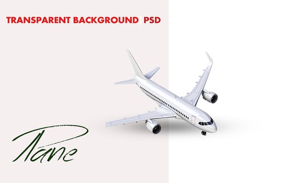 Plane transfarent background