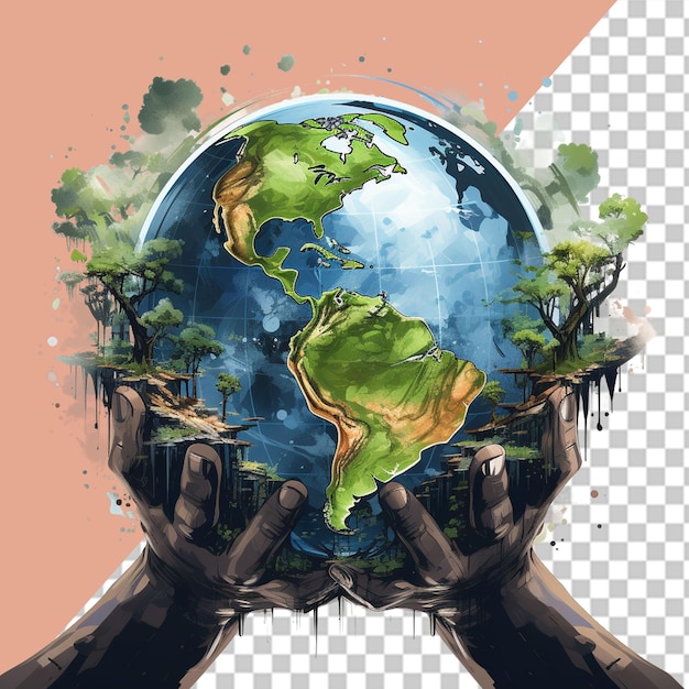 Planeet aarde png illustratie