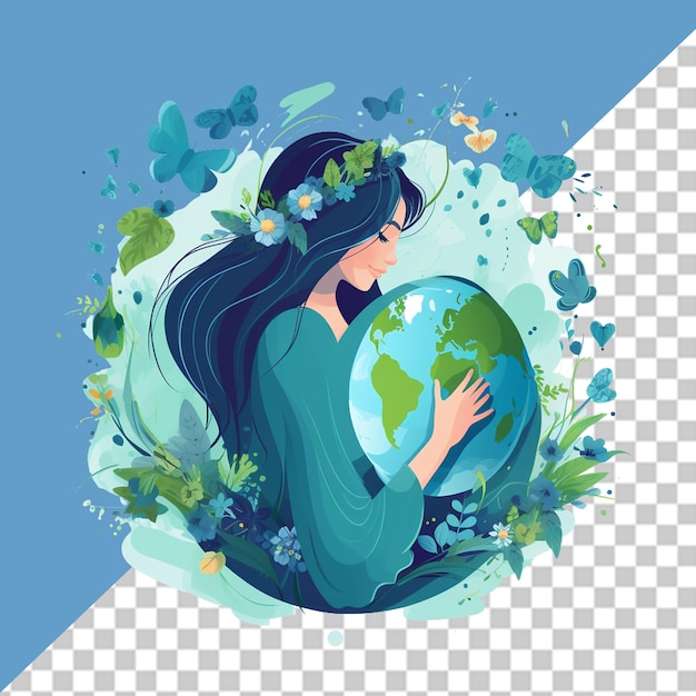 PSD planet earth png illustration