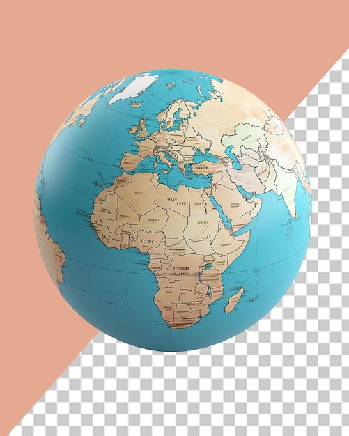 PSD planet earth png illustration