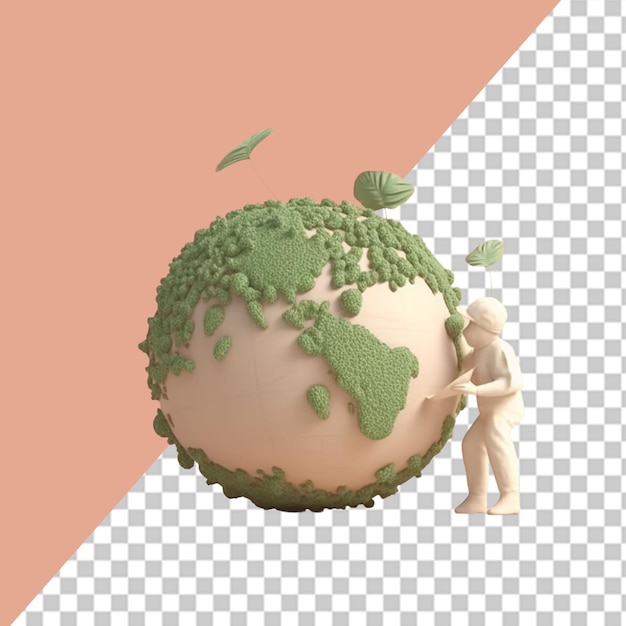 PSD illustrazione del pianeta terra png