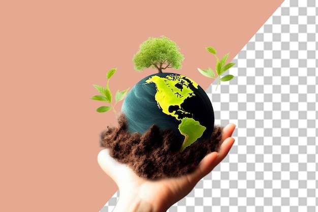 PSD planet earth png illustration