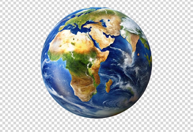 a planet with the continents of the world