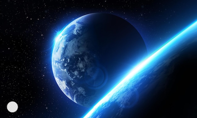 Planetaire horizon in diepe ruimte