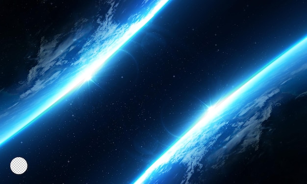 Planetarny horyzont w kosmosie