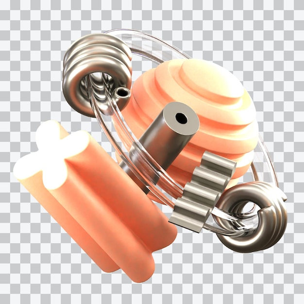 행성 모델 3D 일러스트레이션