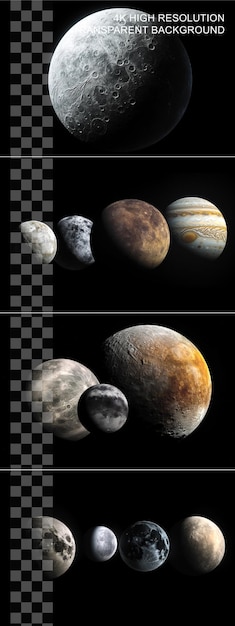 The planets of our solar system