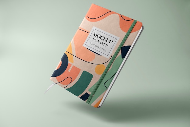 PSD planner notebook mockup ontwerp