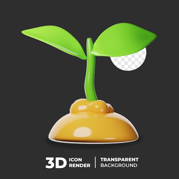 植物の3dアイコン