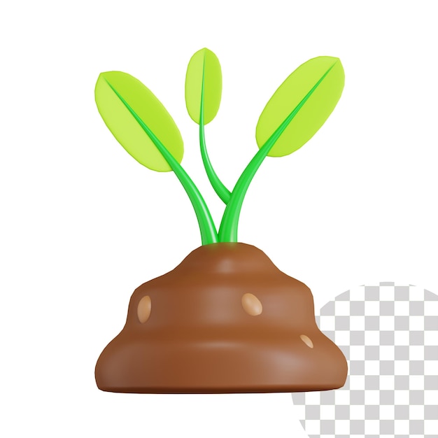 植物の3Dイラスト