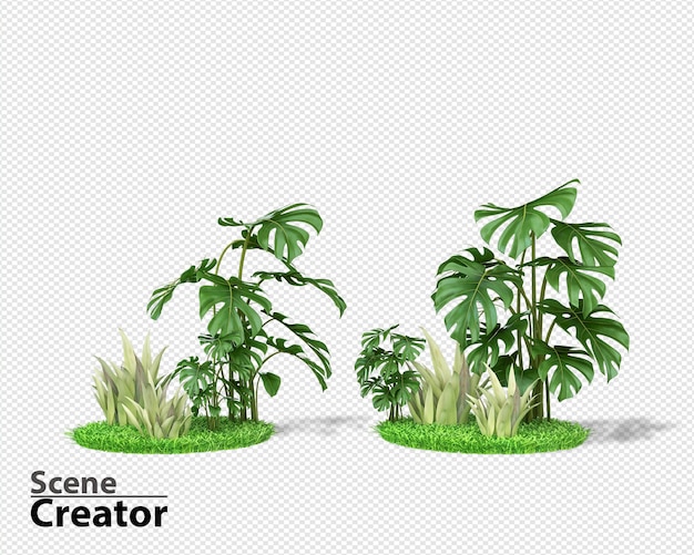 Plant 3d-rendering