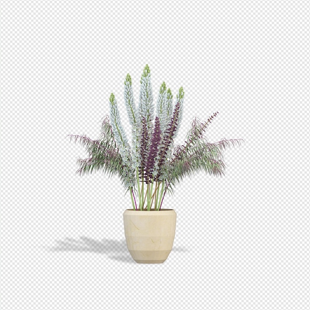 Plant 3d rendering