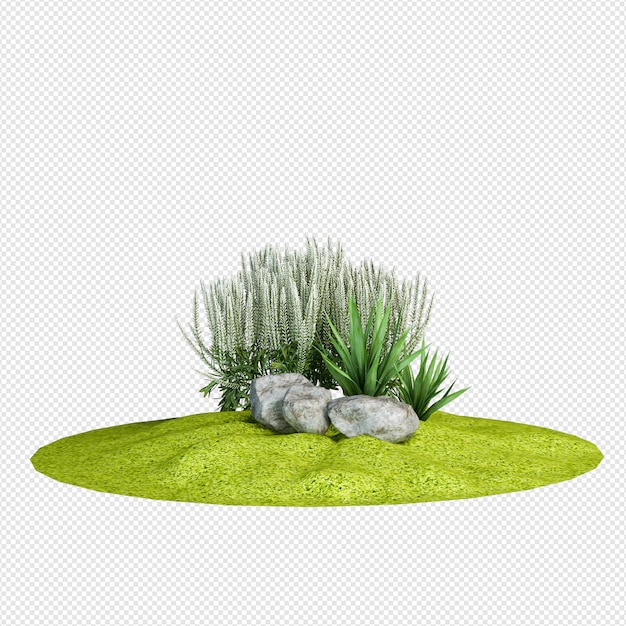 Plant 3d-rendering