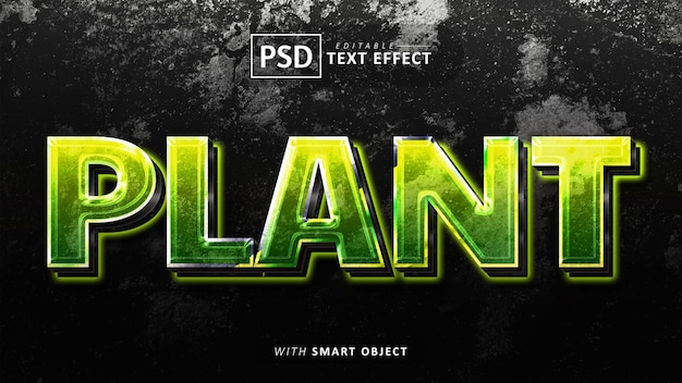 Plant 3d-teksteffect bewerkbaar