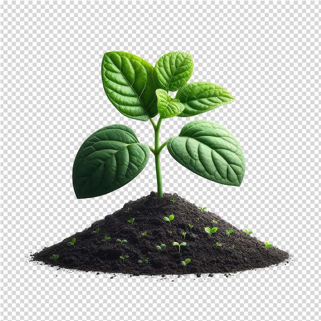 PSD a plant is growing in a pot with the words plant on it