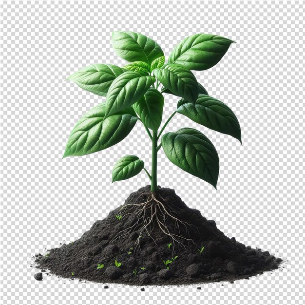 PSD a plant is growing in a pot with the words quot sprouts quot on it