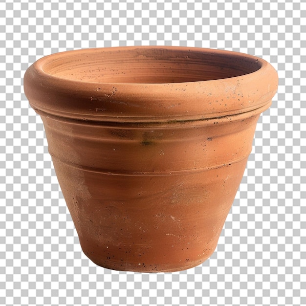 PSD plant pot flower isolated on transparent background