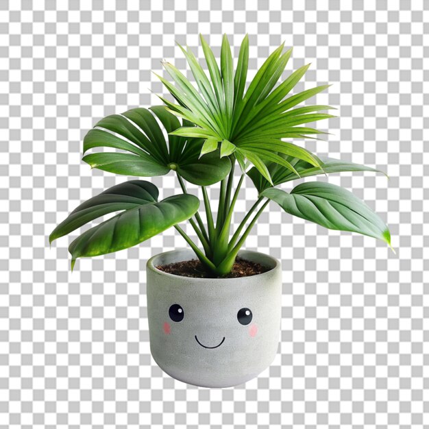 Plant pot on transparent background