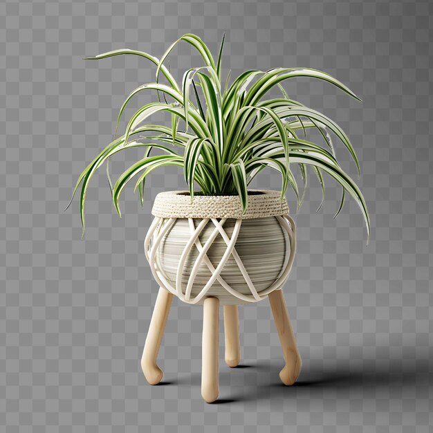 PSD a plant pot with a plant on it