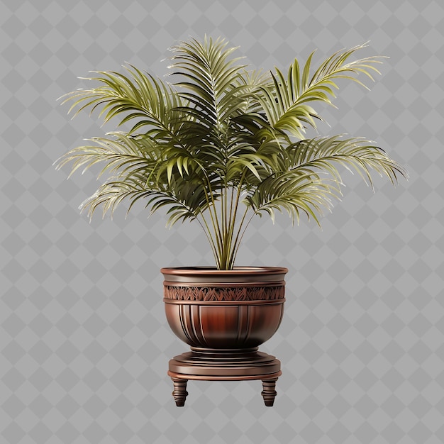 PSD a plant in a pot with the words  potted  on it